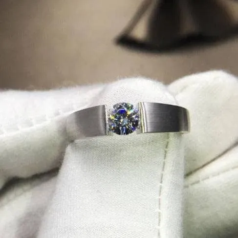 Created Diamond Ring Simple Design