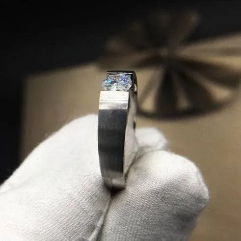 Created Diamond Ring Simple Design