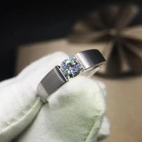 Created Diamond Ring Simple Design