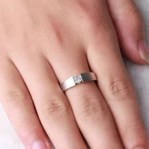 Created Diamond Ring Simple Design