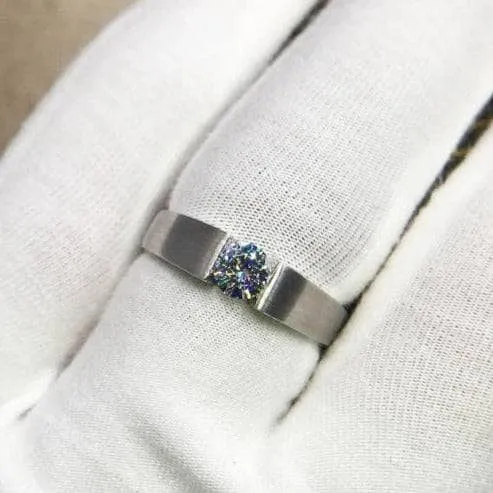 Created Diamond Ring Simple Design