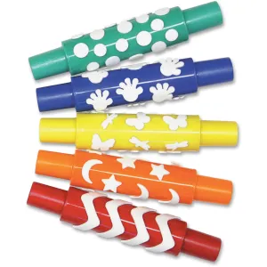 Creativity Street Set B Foam Pattern Rolling Pins