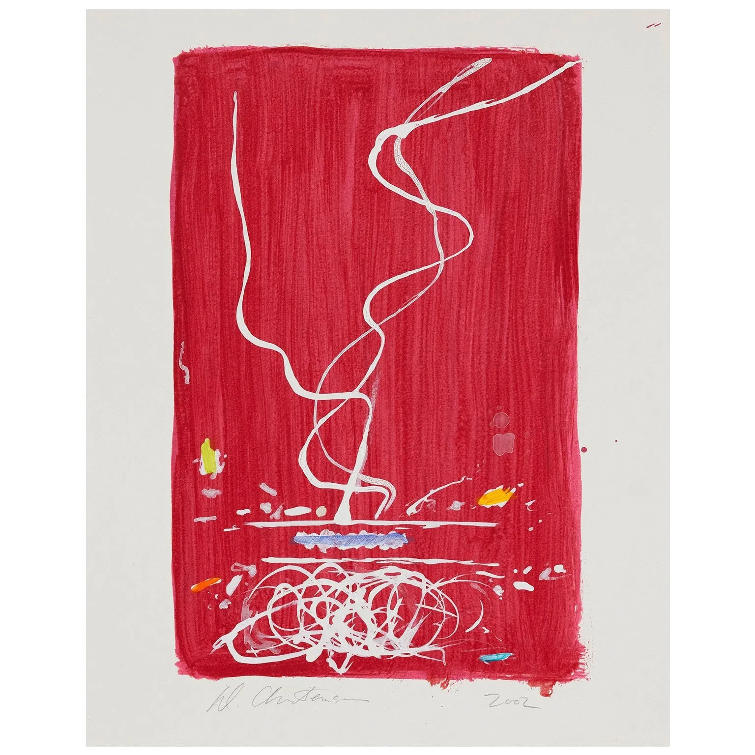 DAN CHRISTENSEN "PUSH", 2002