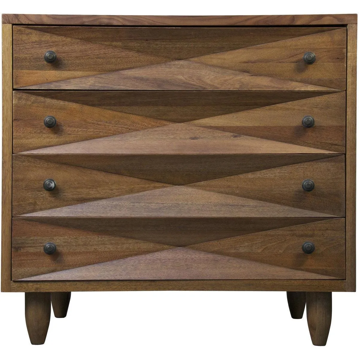 Diamond Chest, Dark Walnut
