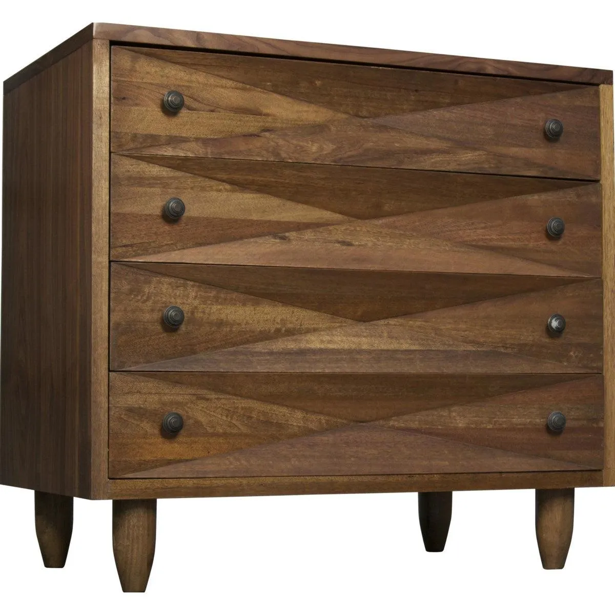 Diamond Chest, Dark Walnut