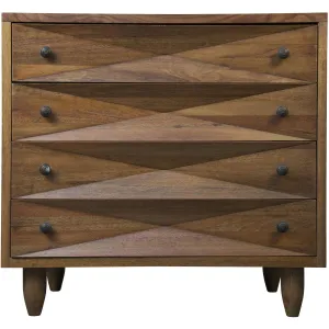 Diamond Chest, Dark Walnut