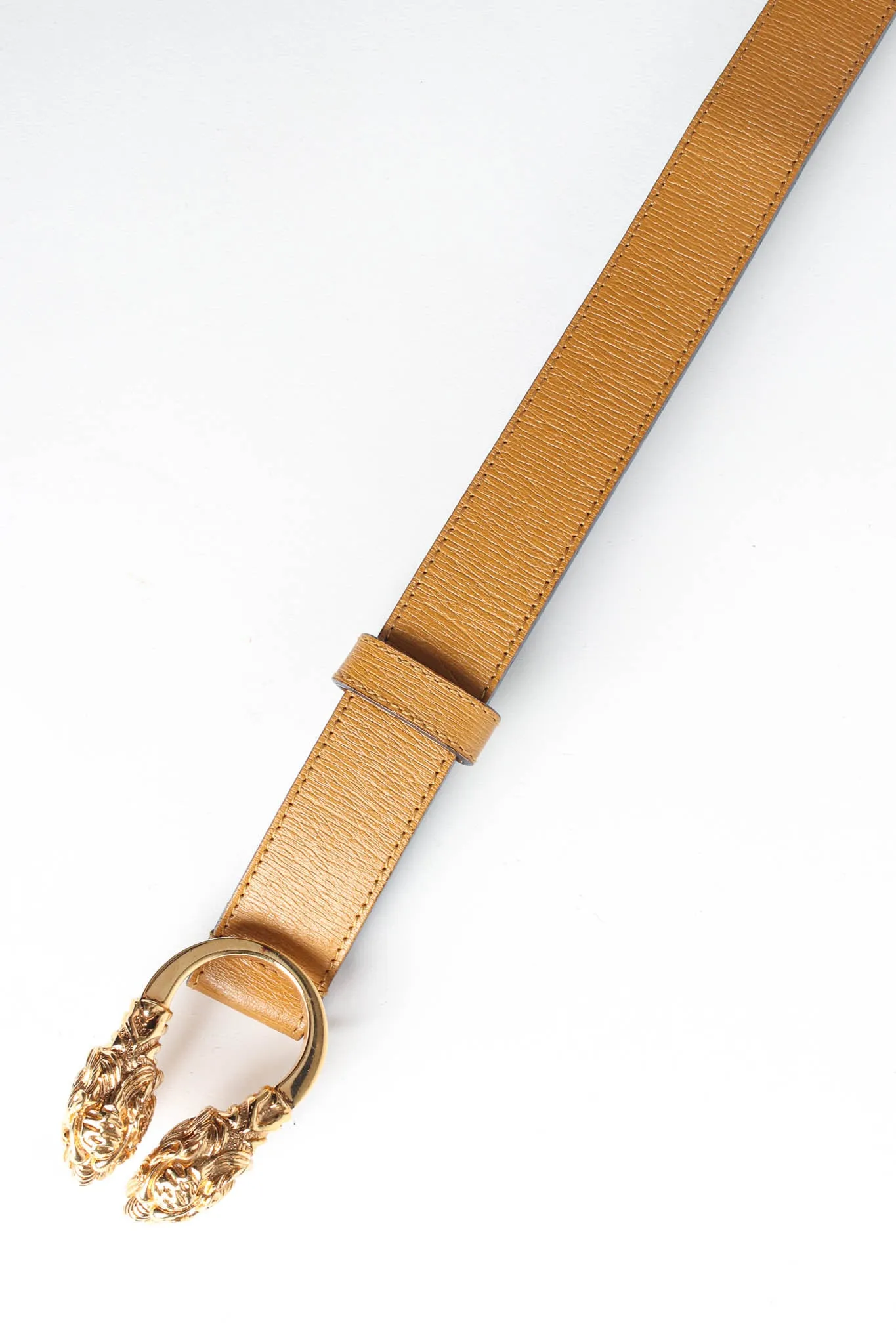 Dionysus Double Dragon Leather Belt