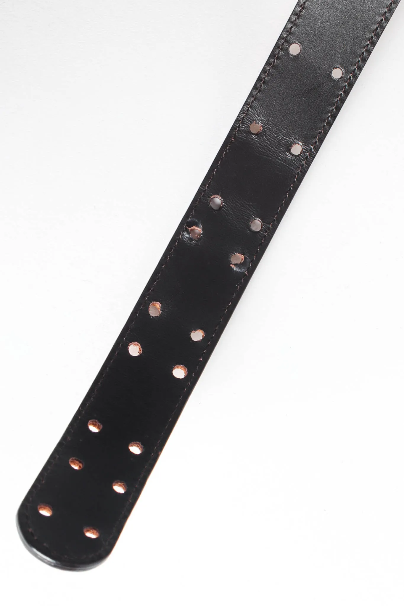 Dionysus Double Dragon Leather Belt