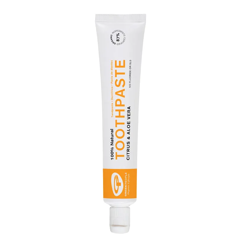 DISCONTINUED Green People Citrus & Aloe Vera Toothpaste 50ml