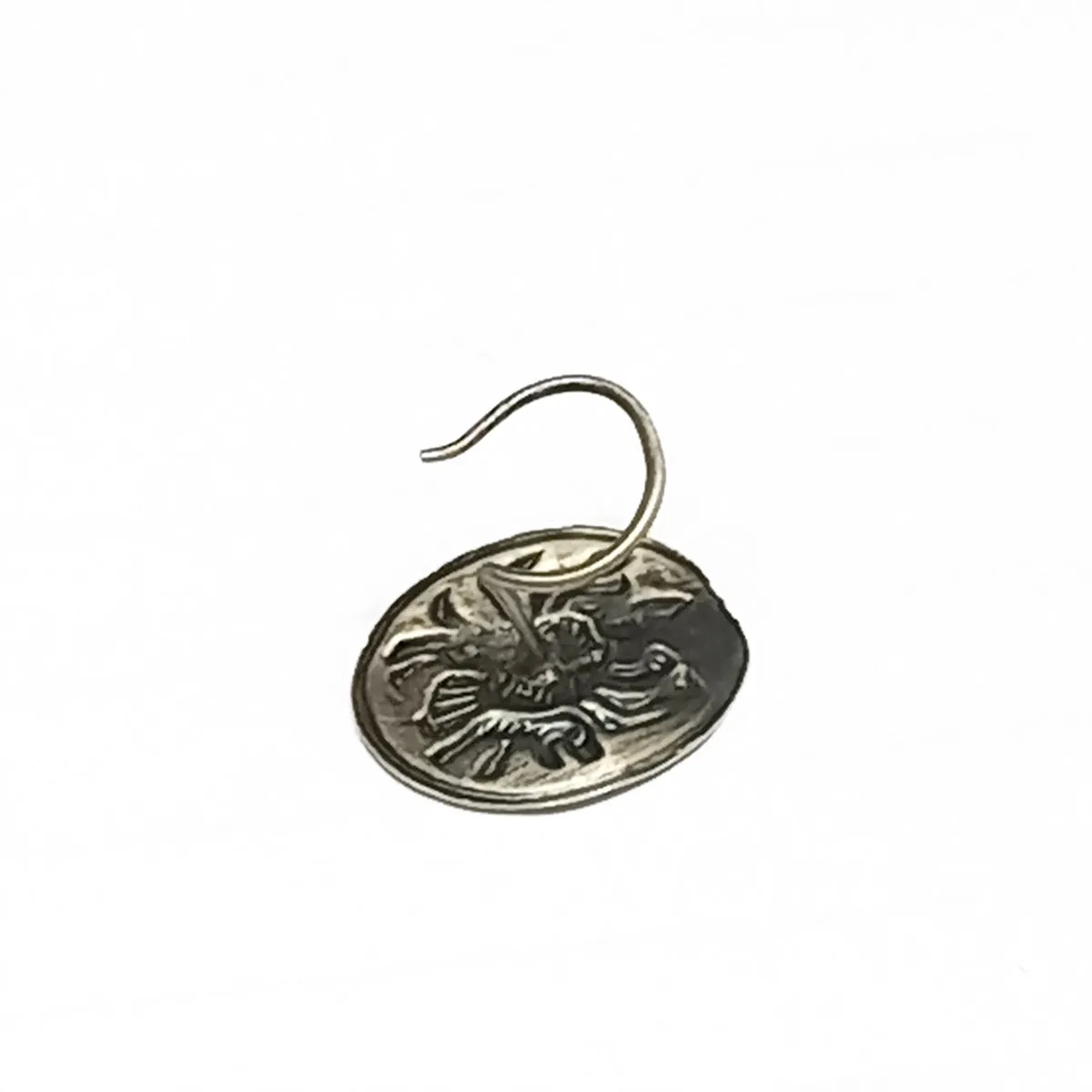 Durga Silver Nose Pin, Piercing by MOHA