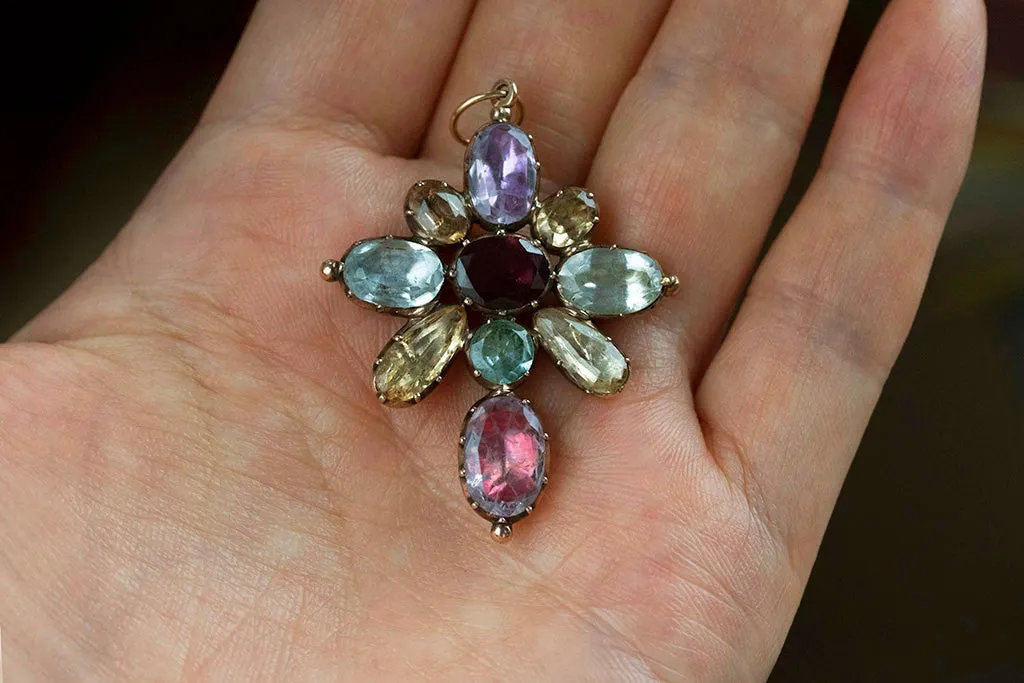 Early 19th Century Harlequin Pendant