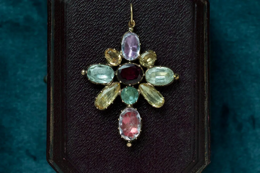 Early 19th Century Harlequin Pendant