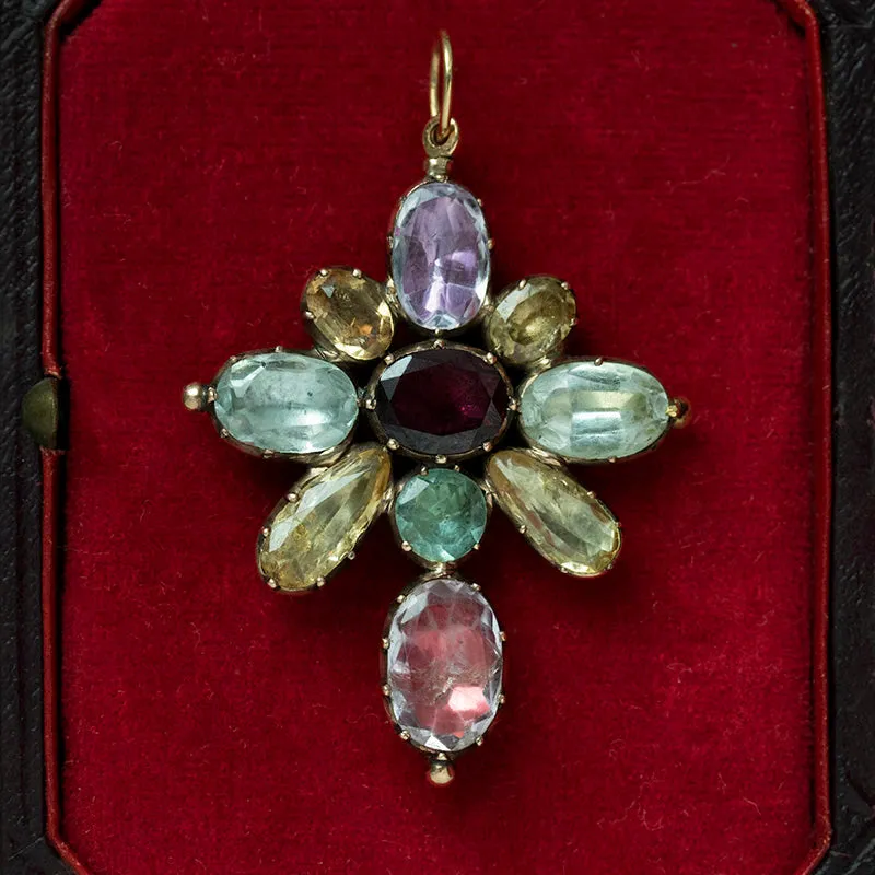 Early 19th Century Harlequin Pendant