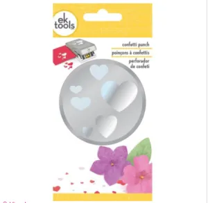 EK Tools Confetti Hearts Punch