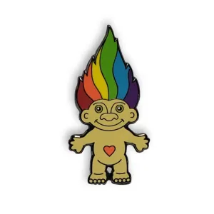 Enamel Pin - RAINBOW TROLL