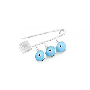 Evil Eye Safety Pin