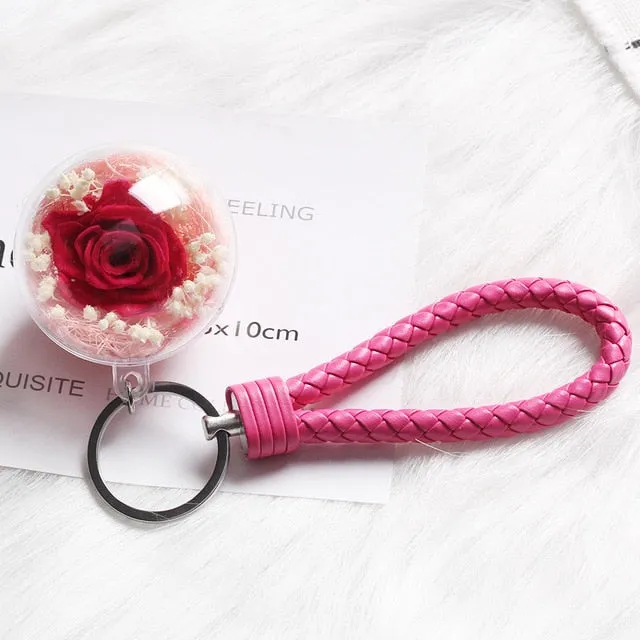 Exclusive Rose in Glass Dome The Beauty and Beast Rose Romantic Special person Special day