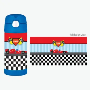 Fast Race Personalized Thermos Bottle