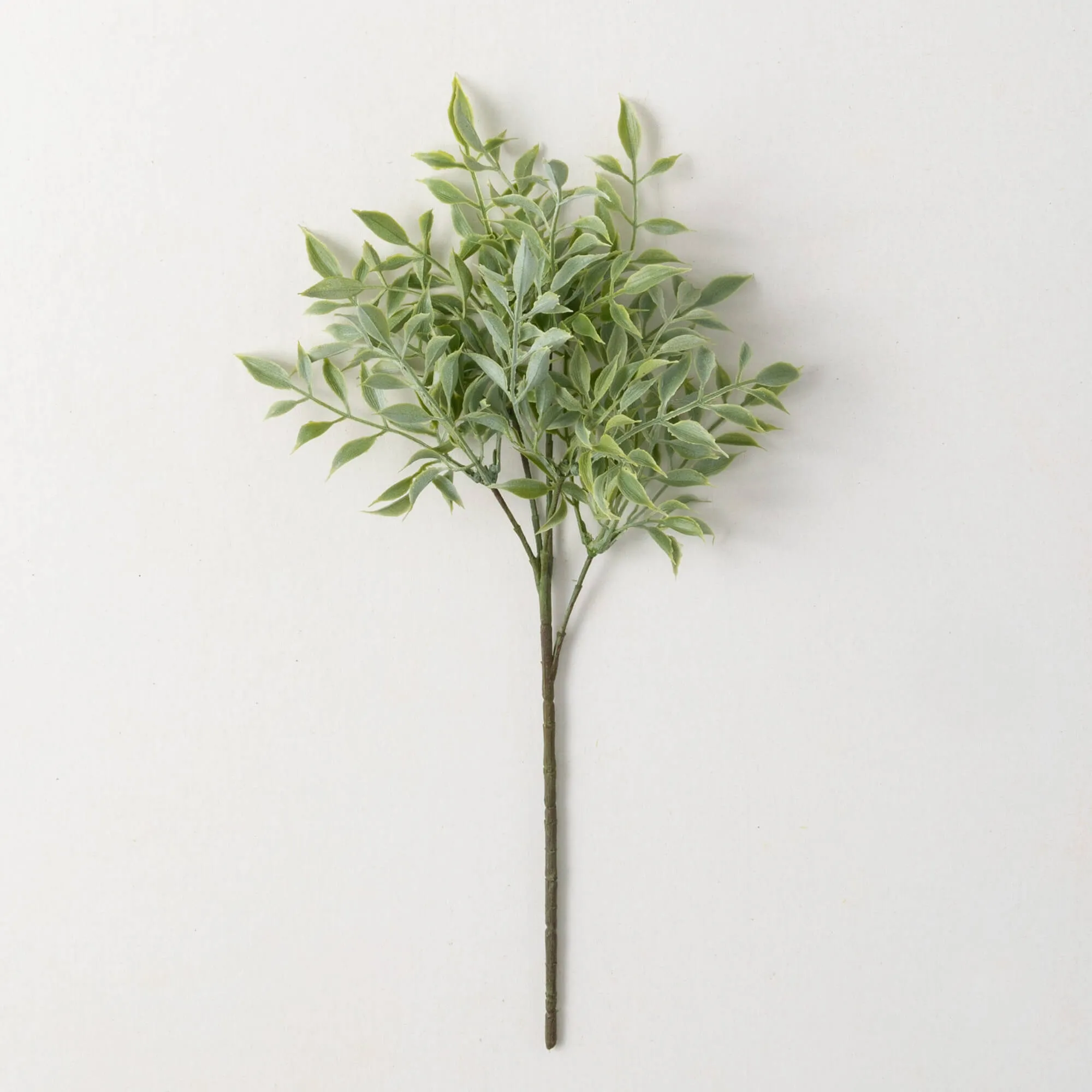Faux Dusted Tea Leaf Branch