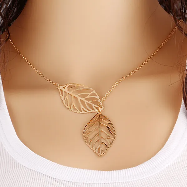 Filigree Leaf Necklace
