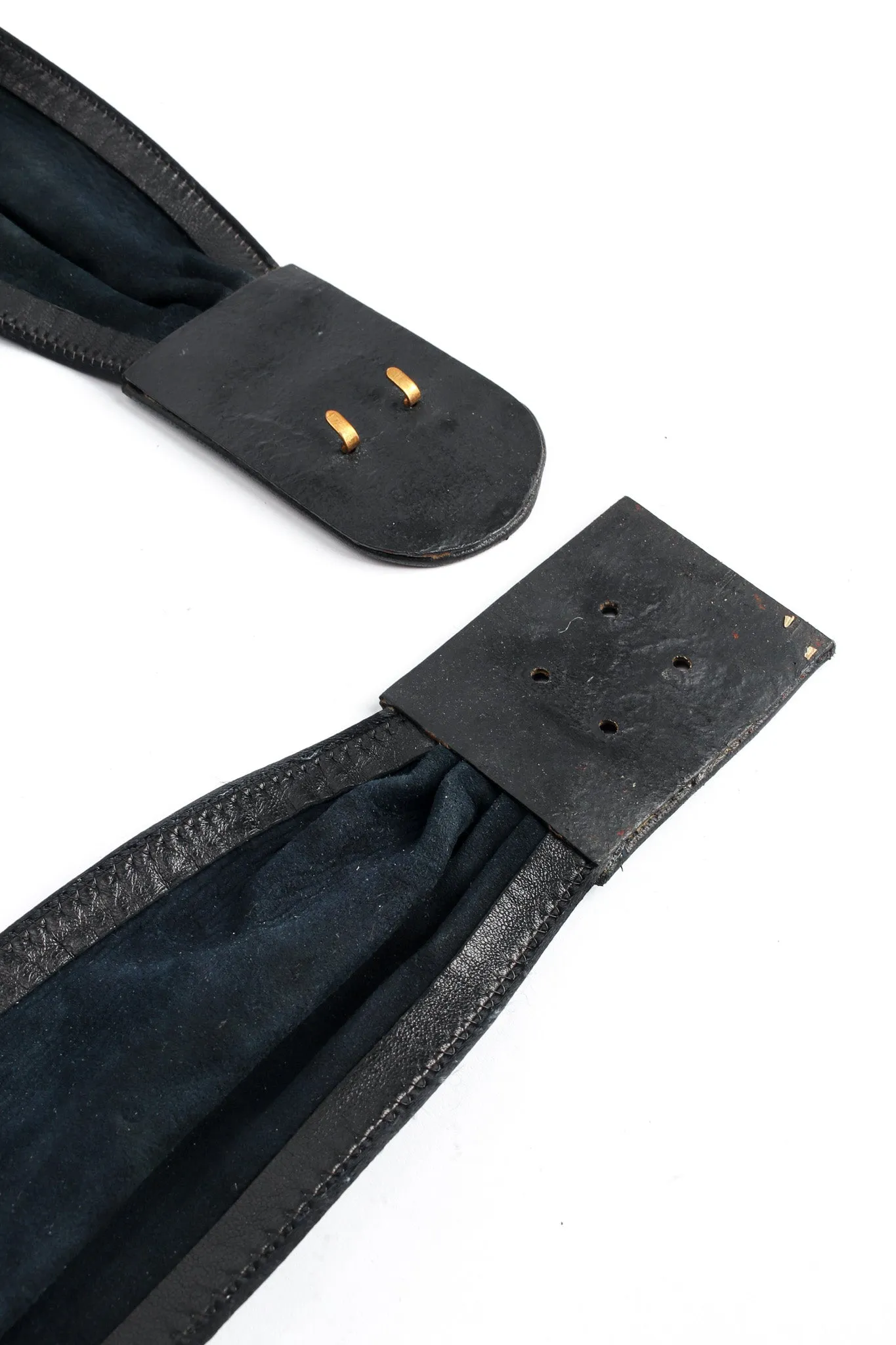 Filigree Sapphire Crystal Leather Sash Belt
