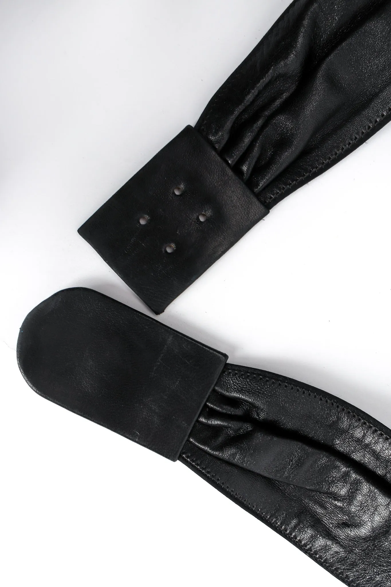 Filigree Sapphire Crystal Leather Sash Belt