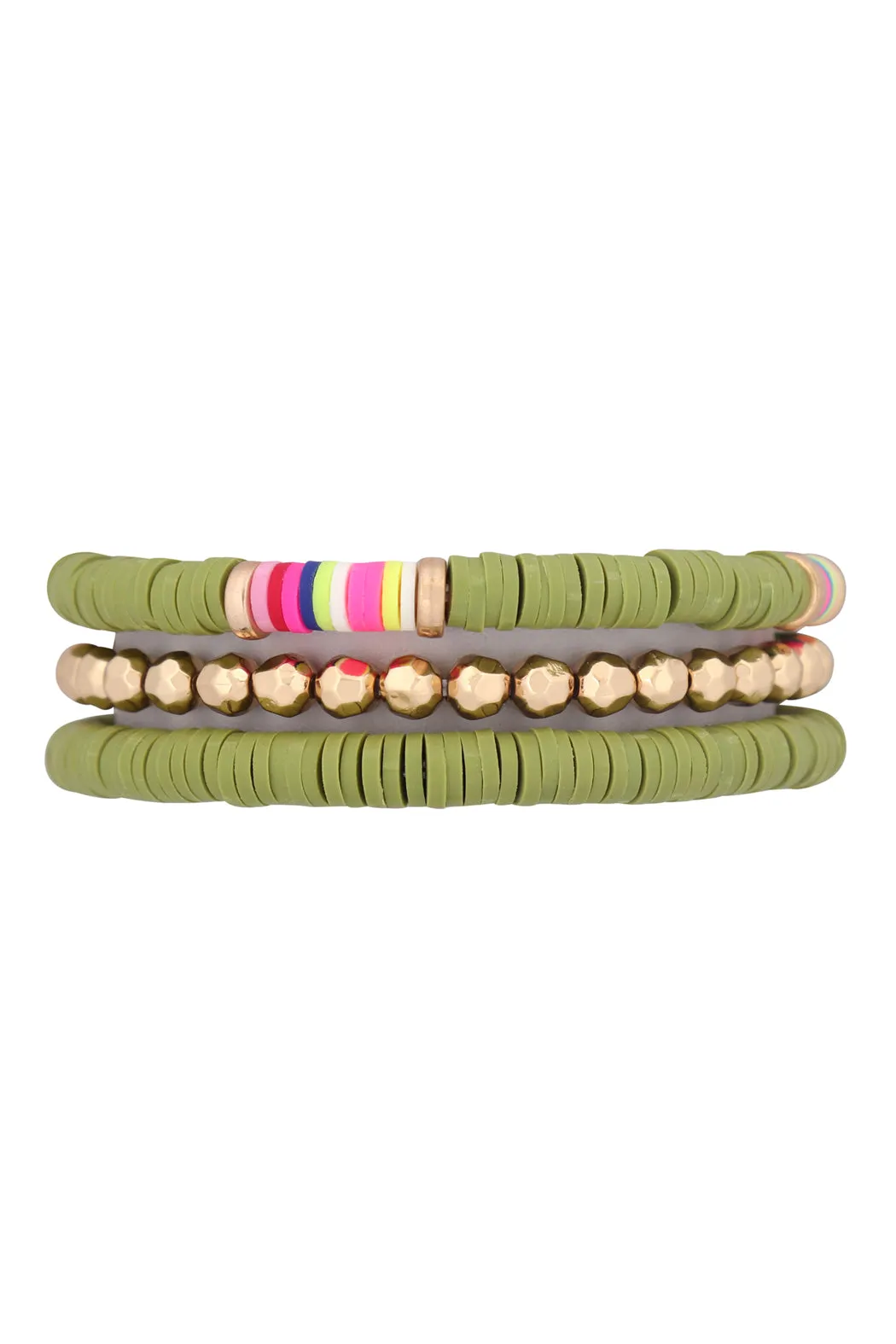 FIMO METAL MULTI ELASTIC BRACELET