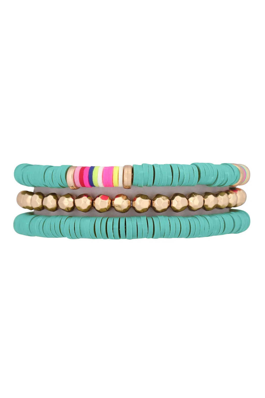 FIMO METAL MULTI ELASTIC BRACELET