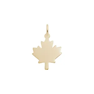 Flat Maple Leaf Charm