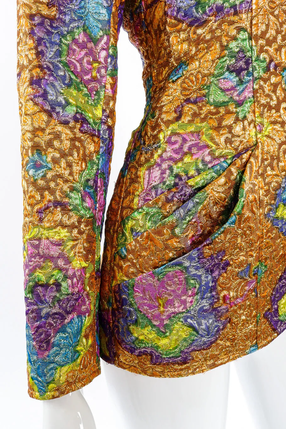 Floral Brocade Lamé Jacket