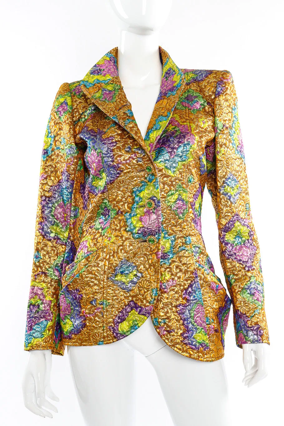 Floral Brocade Lamé Jacket