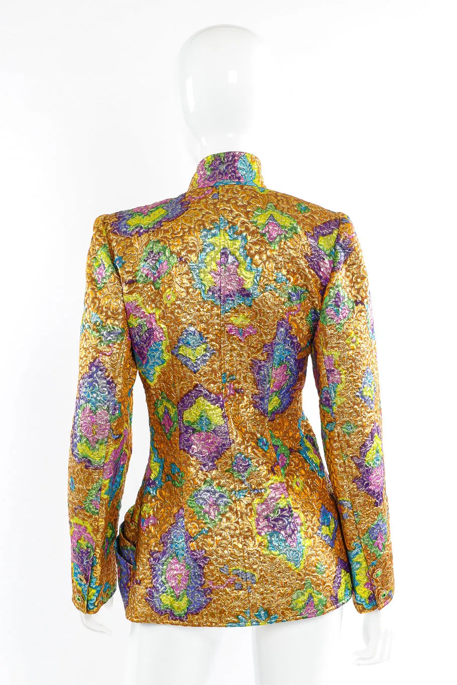 Floral Brocade Lamé Jacket