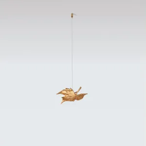 Folio Decorative Metal Leaf A Medium Pendant