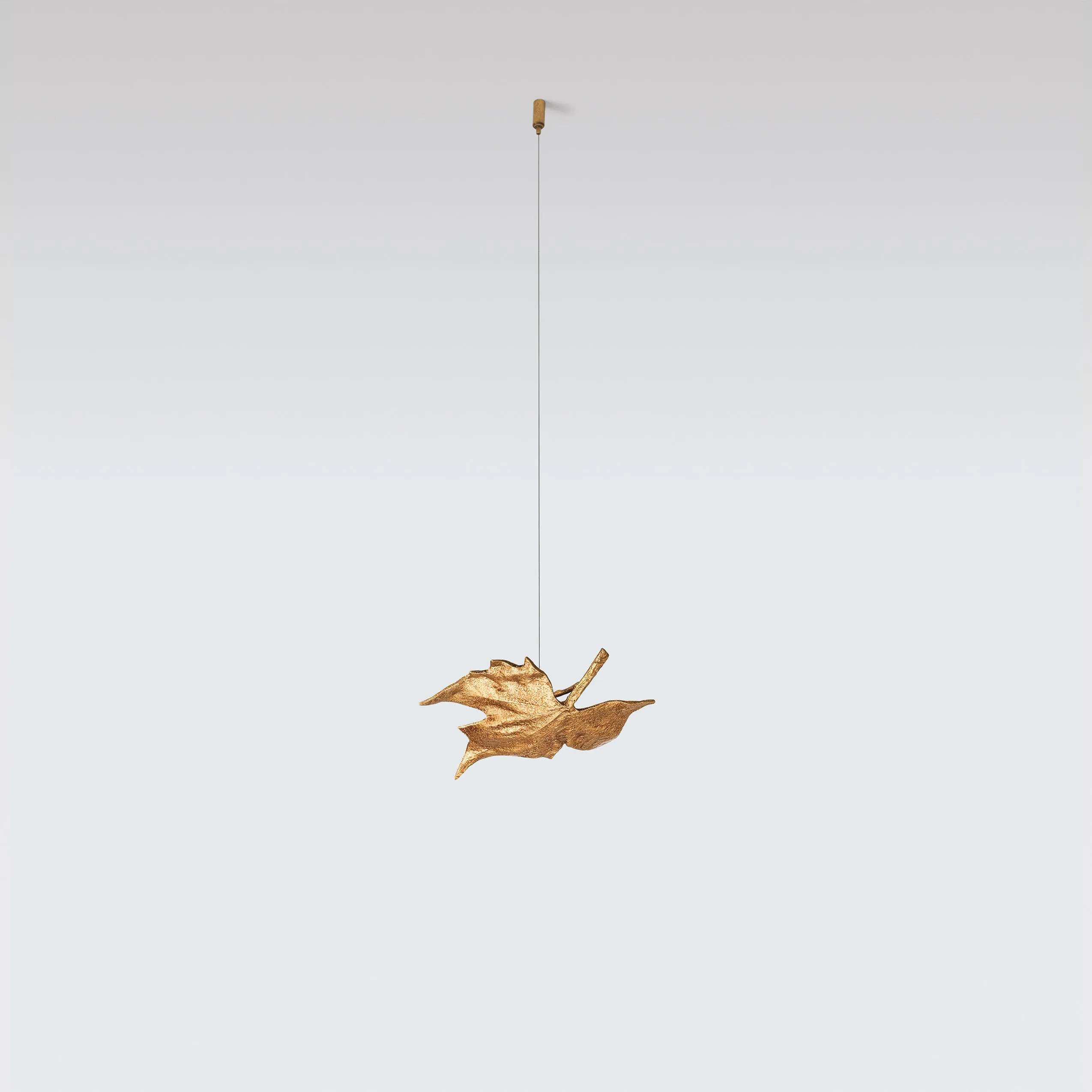 Folio Decorative Metal Leaf A Medium Pendant