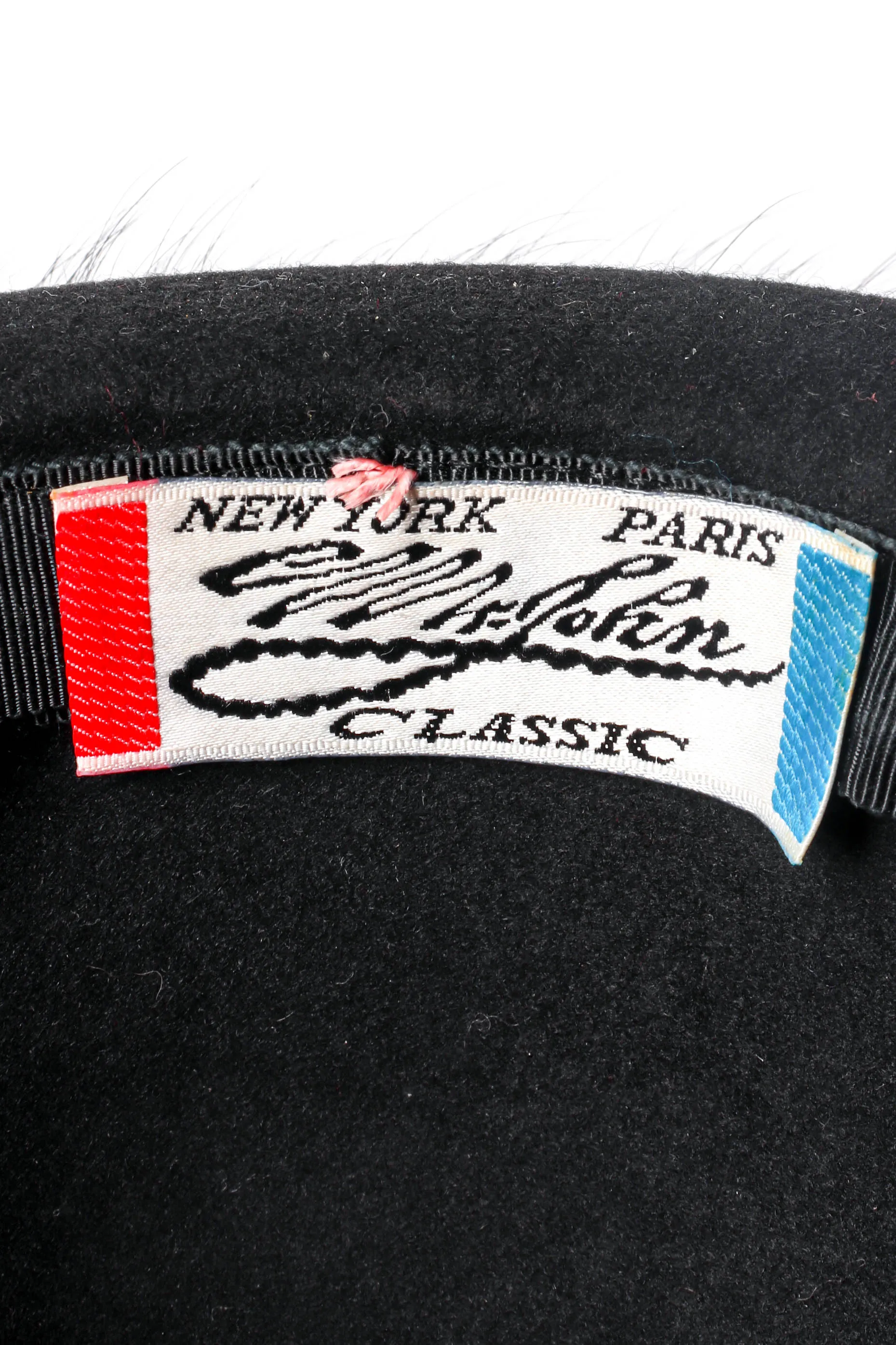 Fur-Trimmed Petite Halo Hat