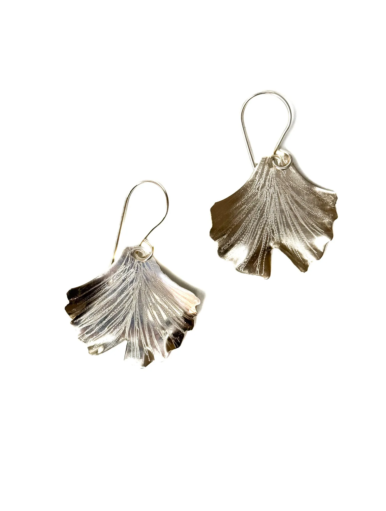 Ginkgo Leaf Earrings