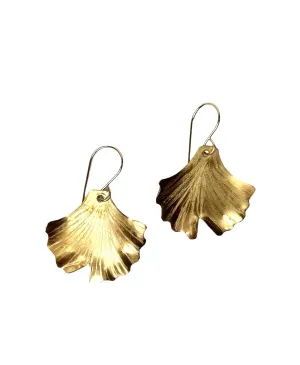Ginkgo Leaf Earrings