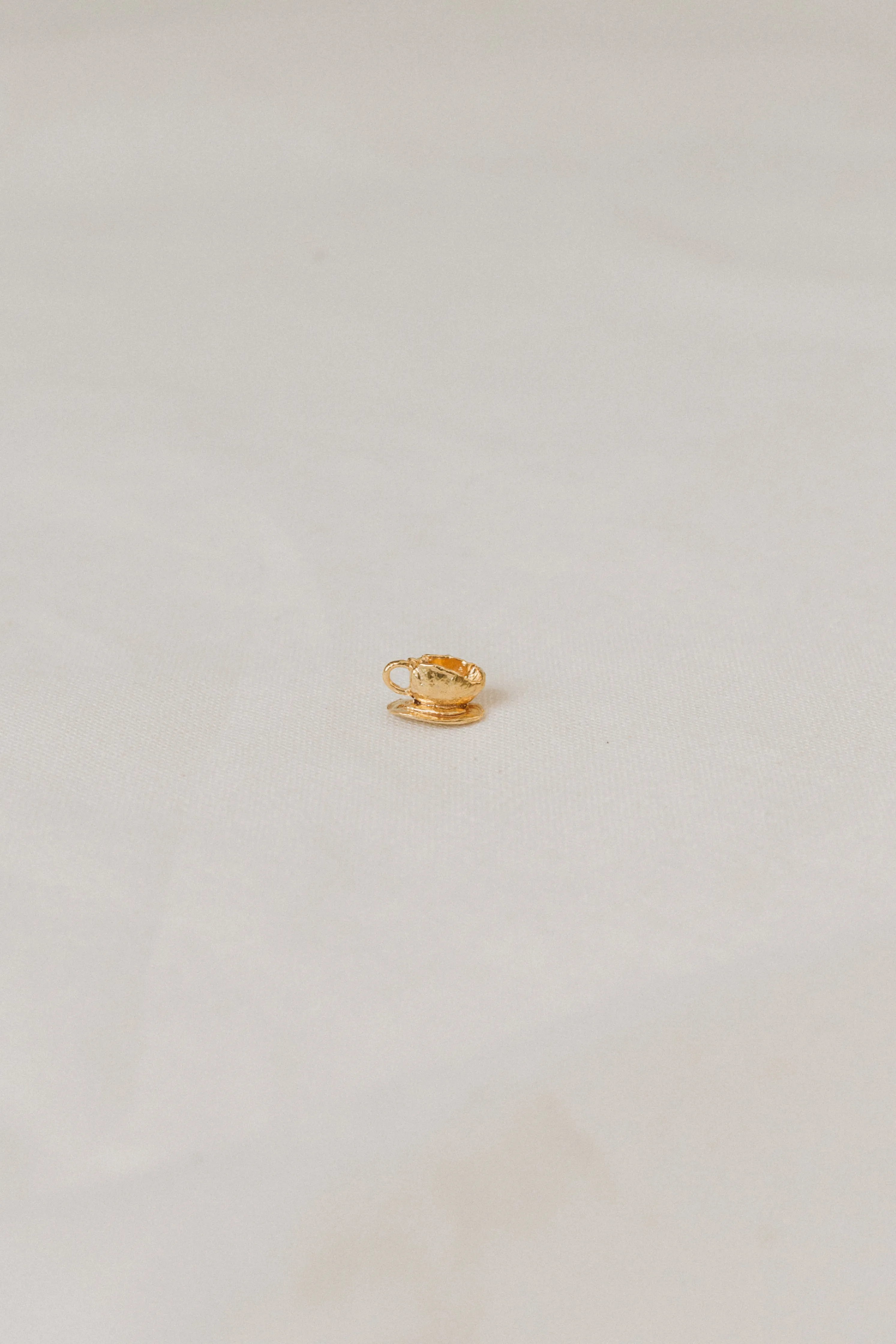 Gold Plated Mug Brooch