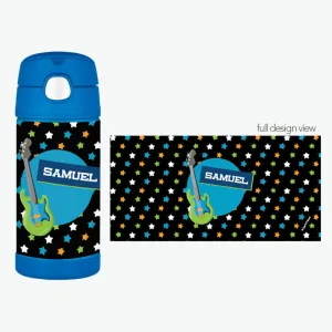 Guitar Sounds Personalized Thermos Bottle