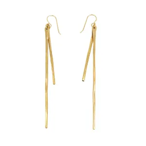 Hammered Sticks Earrings
