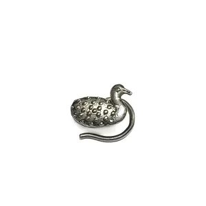 Hans Silver Nose Pin - Pierced by MOHA