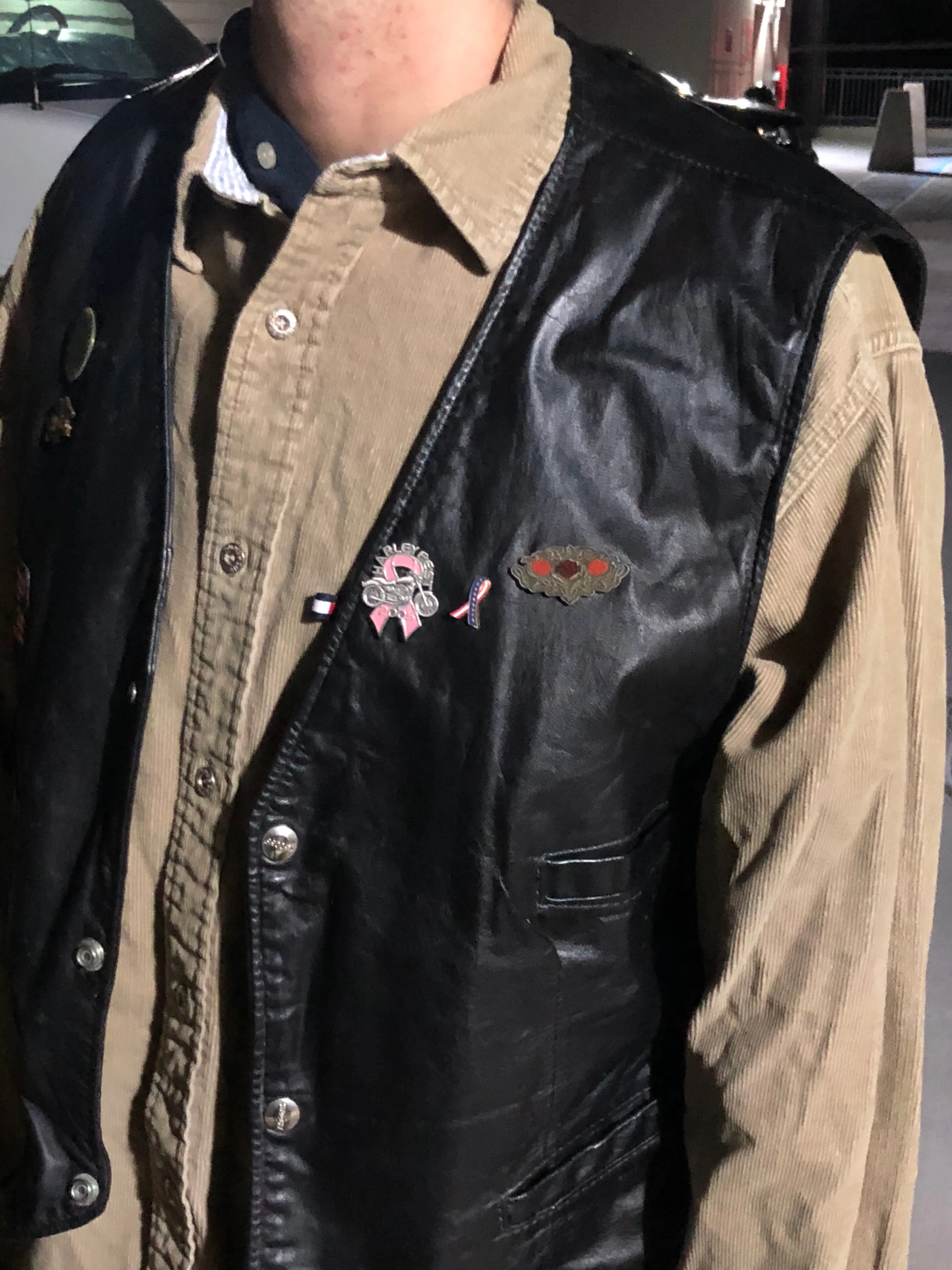 Harley Davidson Biker Vest Size M
