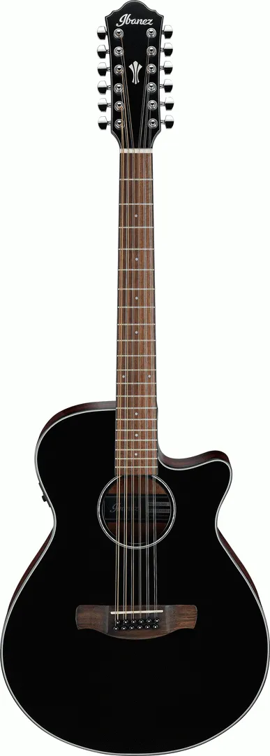 Ibanez AEG5012 BKH 12-String Acoustic Guitar