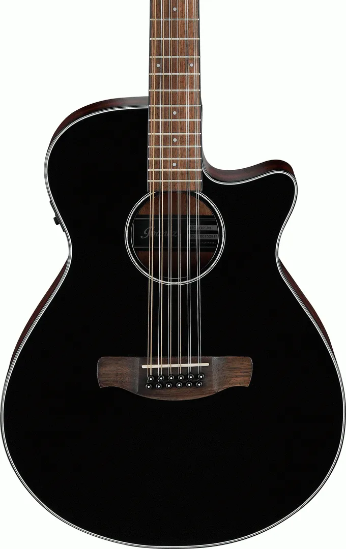 Ibanez AEG5012 BKH 12-String Acoustic Guitar