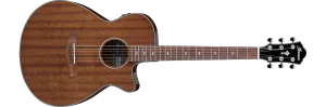 Ibanez AEG62 Acoustic Electric Guitar, Natural Mahogany High Gloss