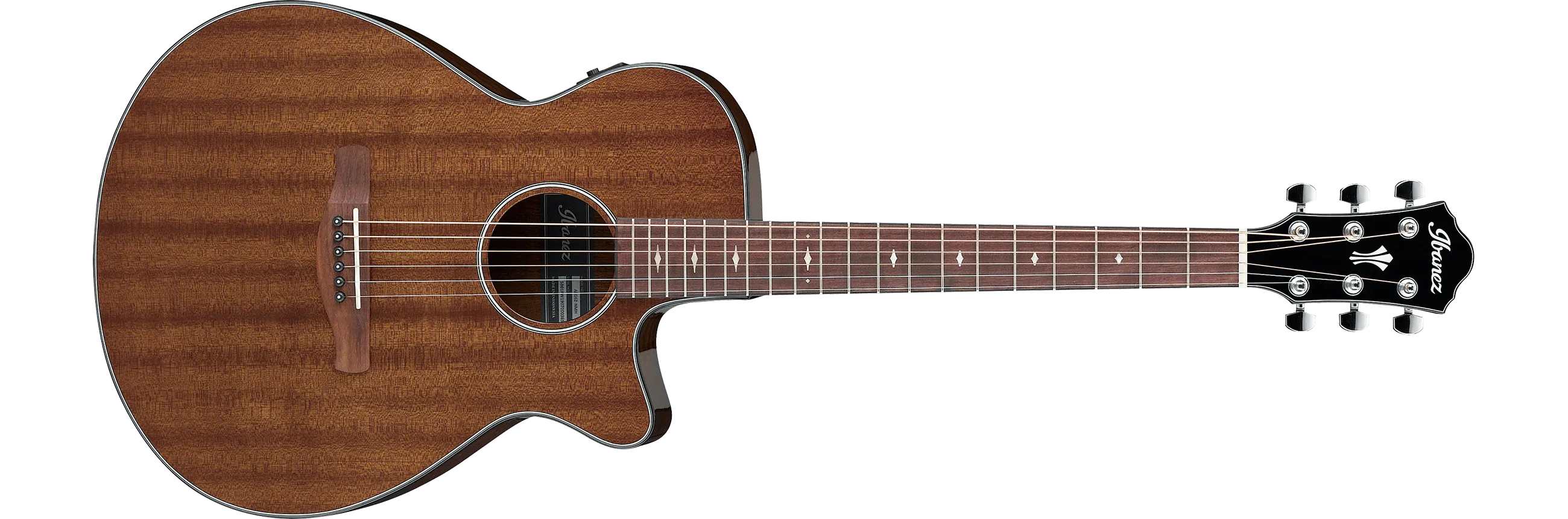 Ibanez AEG62 Acoustic Electric Guitar, Natural Mahogany High Gloss