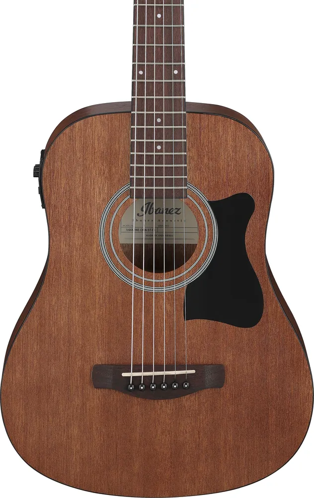Ibanez V44Minie Open Pore Natural Acoustic Guitar with Pickup