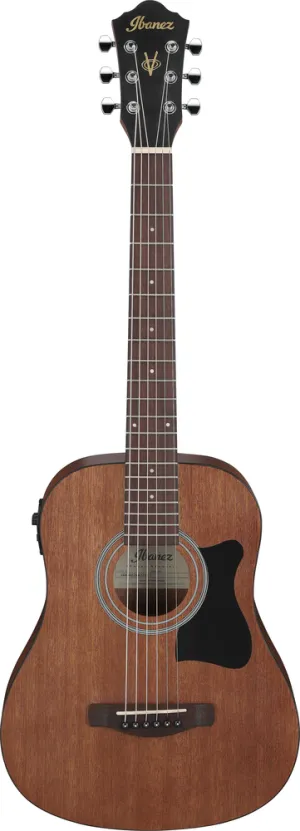 Ibanez V44Minie Open Pore Natural Acoustic Guitar with Pickup