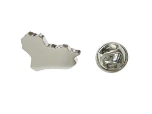 Iraq Map Shape Lapel Pin