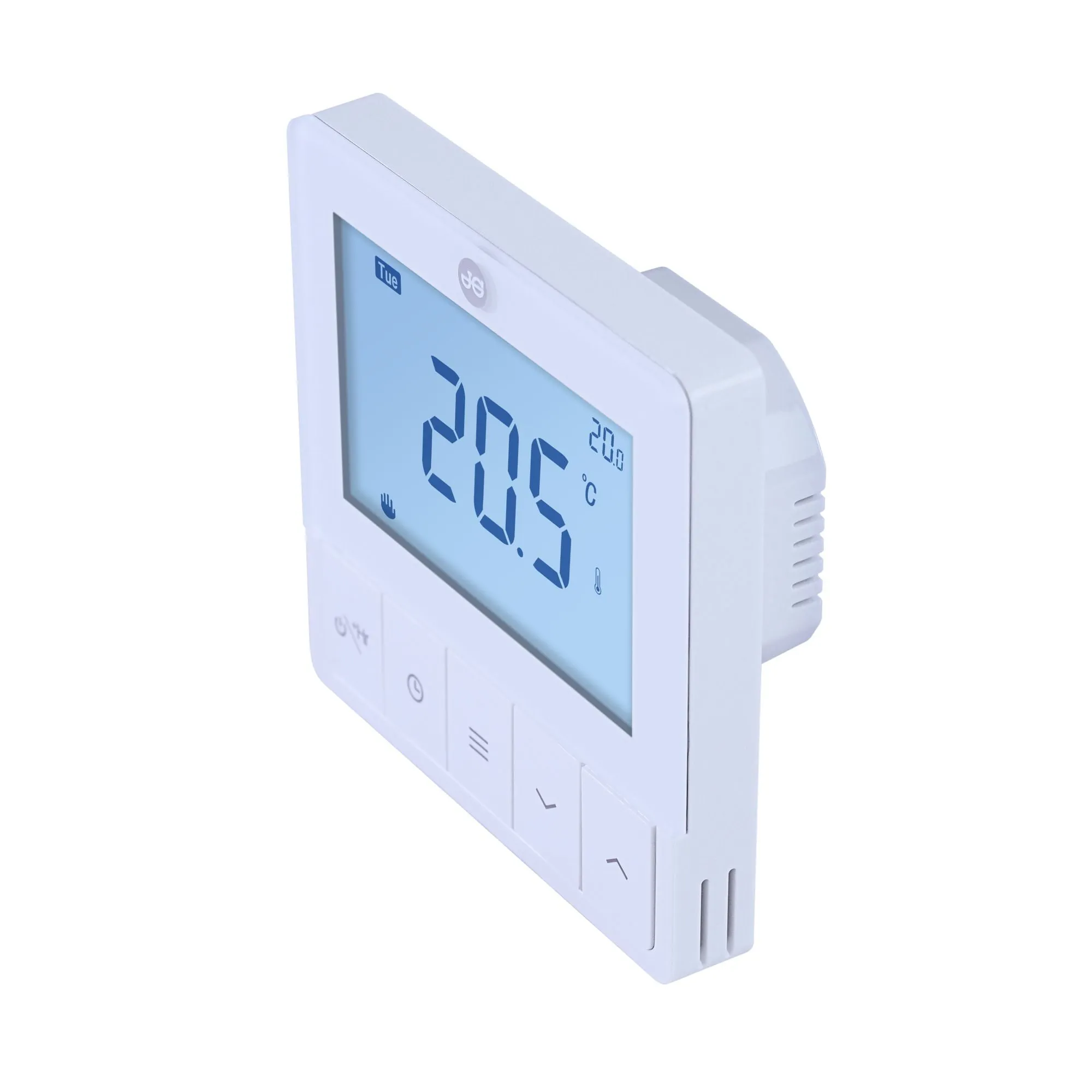 John Guest Speedfit Under Floor Heating 240V Wired Programmable Stat - White JGSTAT4W